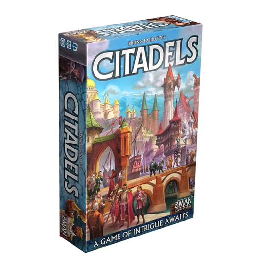 Z-Man Games, Citadels Revised Edition, Board Game, Ages 10+, 2-8 Players, 30-60 Minutes Playing Time