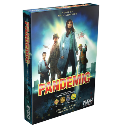 Pandemic, Board Game, Ages 8+, 2-4 Players