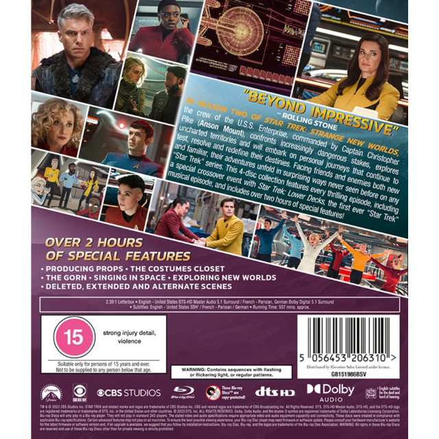 Star Trek: Strange New Worlds - Season Two (DVD)