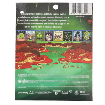 New Rick and Morty: The complete series Season 1-8 ( 8-Disc-Blu-ray- Box-Set )