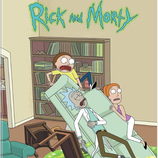 New Rick and Morty: The complete series Season 1-8 ( 8-Disc-Blu-ray- Box-Set )