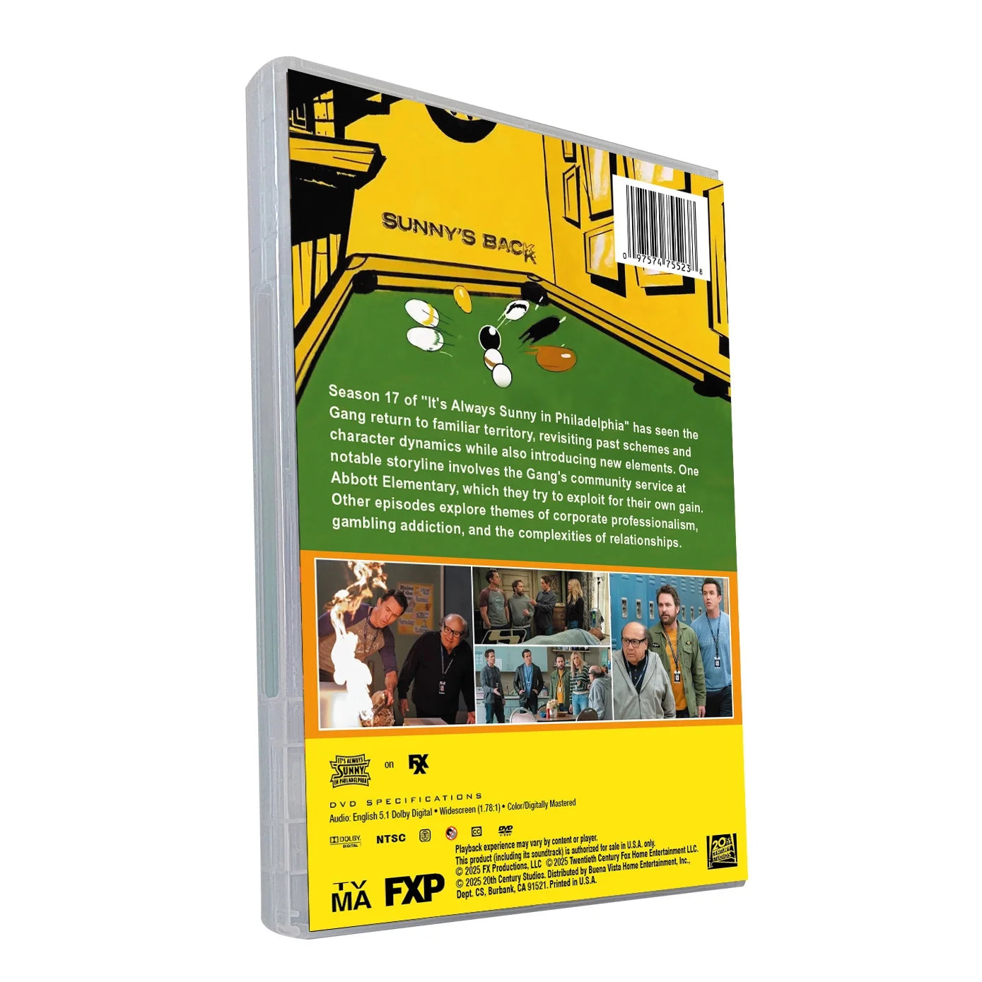 It's Always Sunny in Philadelphia: The Complete Season 17 [DVD] 2-Disc Box Set - NEW & Sealed TV Series Comedy
