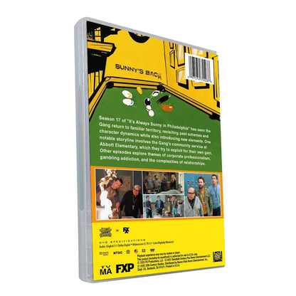It's Always Sunny in Philadelphia: The Complete Season 17 [DVD] 2-Disc Box Set - NEW & Sealed TV Series Comedy
