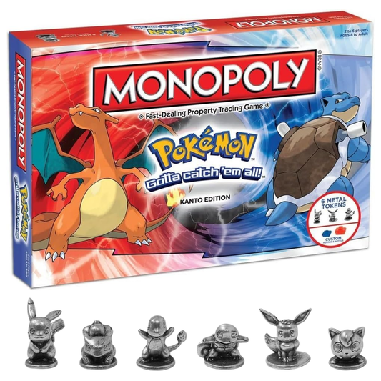 Pokemon Monopoly Board Game, 2-6 Players