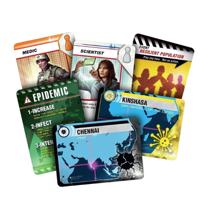 Pandemic, Board Game, Ages 8+, 2-4 Players