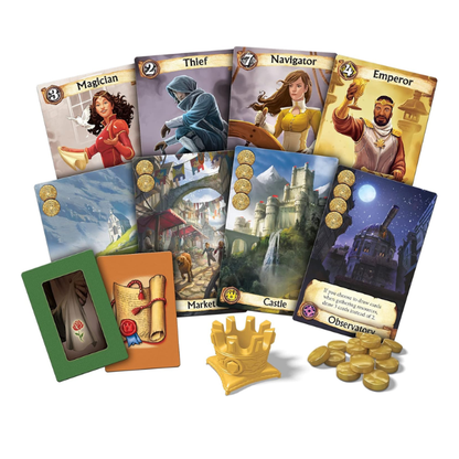 Citadels Revised Edition, Board Game, Ages 10+, 2-8 Players, 30-60 Minutes Playing Time