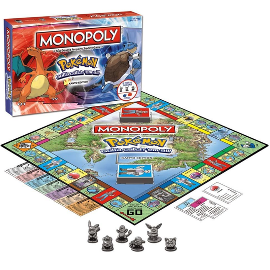 Pokemon Monopoly Board Game, 2-6 Players