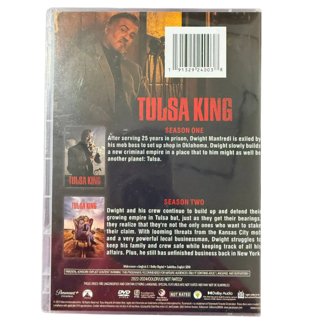 TULSA KING: The Complete seasons 1-2, Box-set (DVD)