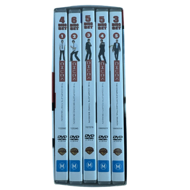 CHUCK - The Complete Series Seasons 1-5 DVD Box Set
